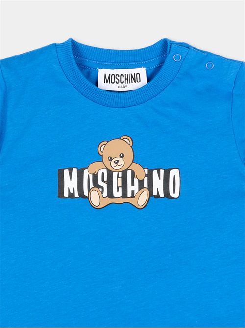 T-Shirt per neonati con Teddy Bear MOSCHINO KIDS | MUM04P-LAA0340630